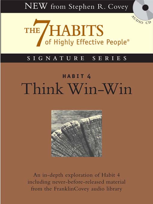 Title details for Habit 4 Think Win-Win by Stephen R. Covey - Available